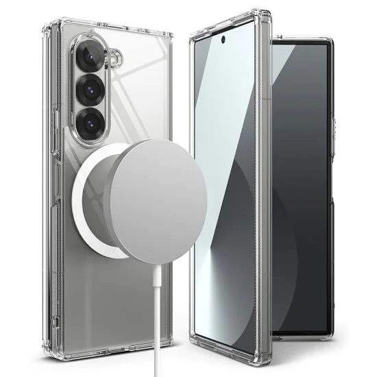 Калъф за Samsung Galaxy Z Fold6 - Ringke Fusion MagSafe - Прозрачен