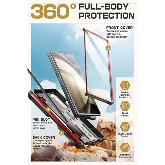 Калъф за Samsung Galaxy Z Fold6 - Supcase Unicorn Beetle Pro - Румен