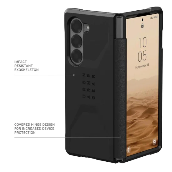 Калъф за Samsung Galaxy Z Fold6 - UAG Civilian - Черен