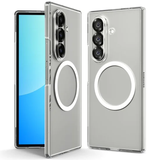 Калъф за Samsung Galaxy Z Fold7 - Air Skin MagSafe - Прозрачен - Бял