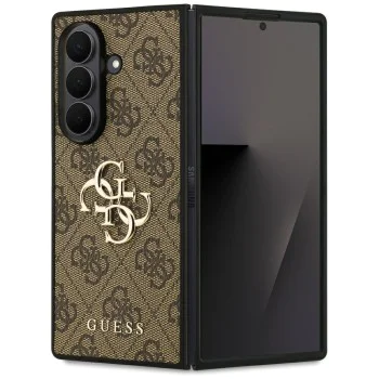 Калъф за Samsung Galaxy Z Fold7 - Guess - Hardcase 4G Big Logo (GUHCZFD74GMGBR) - Кафяв