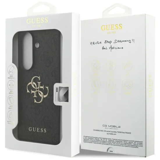 Калъф за Samsung Galaxy Z Fold7 - Guess - Hardcase 4G Big Logo (GUHCZFD74GMGGR) - Черен