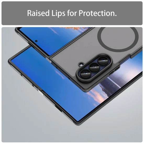 Калъф за Samsung Galaxy Z Fold7 - HaloFrost II MagSafe - Черен