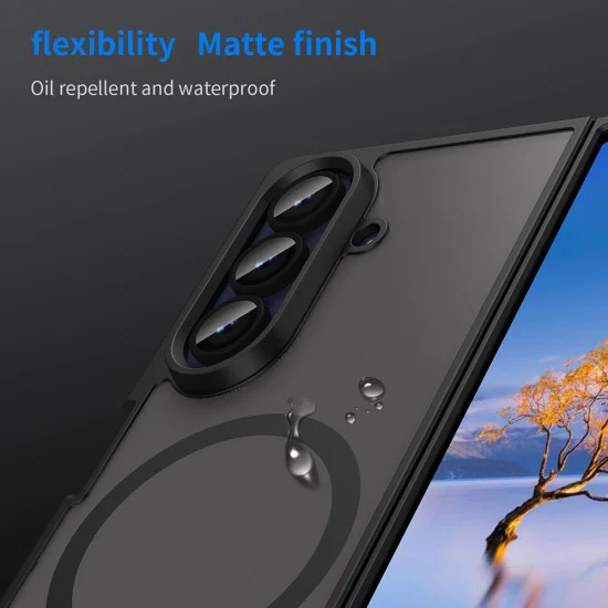 Калъф за Samsung Galaxy Z Fold7 - HaloFrost II MagSafe - Черен