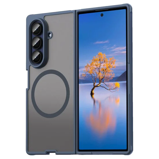 Калъф за Samsung Galaxy Z Fold7 - HaloFrost II MagSafe - Navy Blue