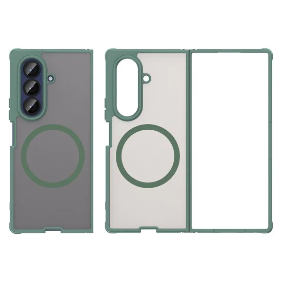 Калъф за Samsung Galaxy Z Fold7 - HaloFrost II MagSafe - Зелен