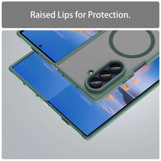 Калъф за Samsung Galaxy Z Fold7 - HaloFrost II MagSafe - Зелен