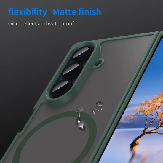 Калъф за Samsung Galaxy Z Fold7 - HaloFrost II MagSafe - Зелен