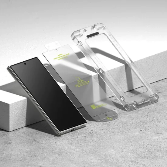 Калъф за Samsung Galaxy Z Fold7 - Ringke - Cover Display Easy Slide Tempered Glass (2 броя) - Прозрачен