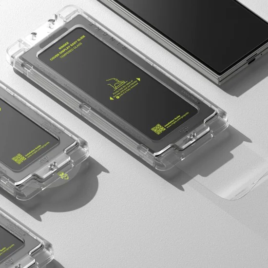 Калъф за Samsung Galaxy Z Fold7 - Ringke - Cover Display Easy Slide Tempered Glass (2 броя) - Прозрачен