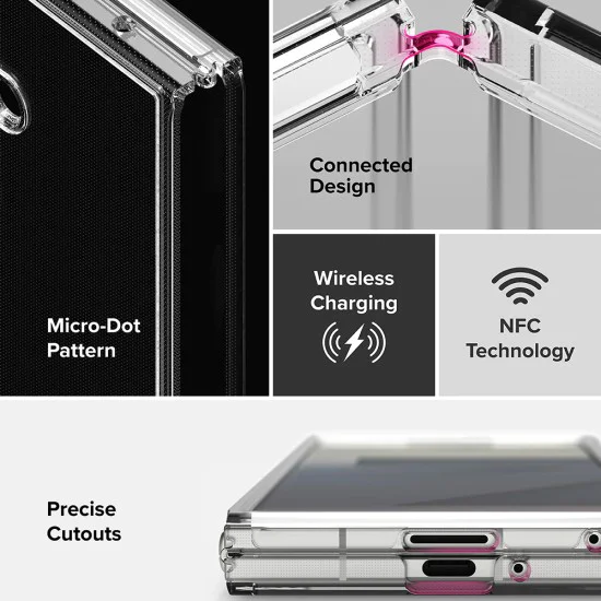 Калъф за Samsung Galaxy Z Fold7 – Ringke Fusion – Прозрачен