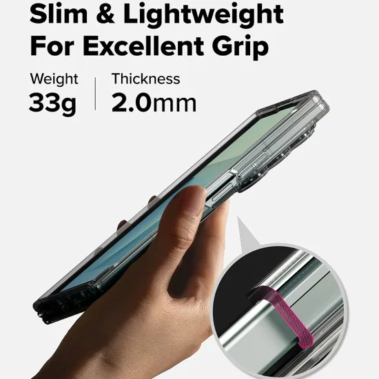 Калъф за Samsung Galaxy Z Fold7 – Ringke Fusion – Прозрачен