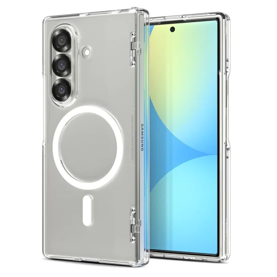 Калъф за Samsung Galaxy Z Fold7 – Spigen Ultra Hybrid Pro MagSafe – Прозрачен