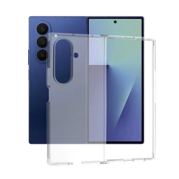Калъф за Samsung Galaxy Z Fold7 - Techsuit - Clear Silicone - Прозрачен