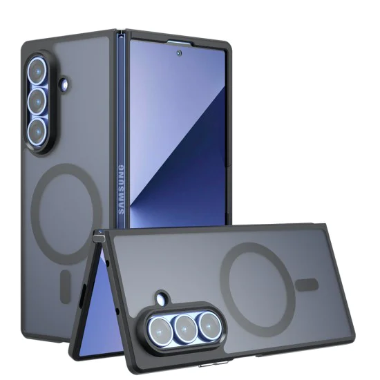 Калъф за Samsung Galaxy Z Fold7 - Techsuit - PureFrost MagSafe - Frosted Черен