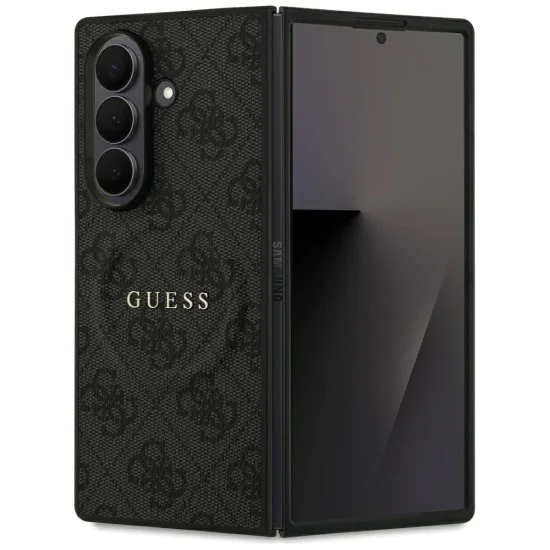 Калъф за Samsung Galaxy Z Fold7 – с MagSafe – Guess (GUHMZFD7P4MSEGCK) Hardcase 4G Classic – Черен