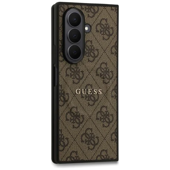 Калъф за Samsung Galaxy Z Fold7 – с MagSafe – Guess (GUHMZFD7P4MSEGCW) Hardcase 4G Classic – Кафяв