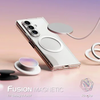 Калъф за Samsung Galaxy Z Fold7 – с MagSafe – Ringke Fusion – Прозрачен