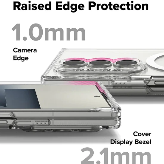 Калъф за Samsung Galaxy Z Fold7 – с MagSafe – Ringke Fusion – Прозрачен