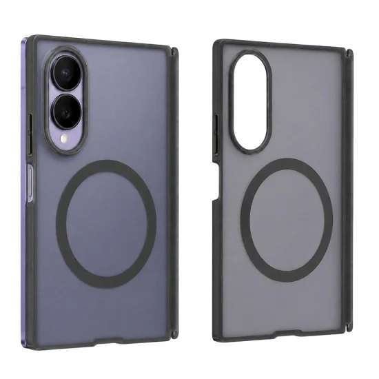 Калъф за Samsung Galaxy Z Fold8 - Skin Friendly Frosted Anti-Drop MagSafe - Blueo - Черен