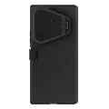 Калъф за Samsung Galaxy Z Fold8 Ultra - Qin Prop Silicone Leather Case (с прозрачно черен протектор за камера) - Nillkin - Черен