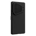 Калъф за Samsung Galaxy Z Fold8 Ultra - Qin Prop Silicone Leather Case (с прозрачно черен протектор за камера) - Nillkin - Черен