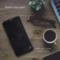 Калъф за Samsung Galaxy Z Fold8 Ultra - Qin Prop Silicone Leather Case (с прозрачно черен протектор за камера) - Nillkin - Черен