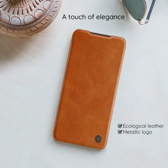 Калъф за Samsung Galaxy Z Fold8 Ultra - Qin Prop Silicone Leather Case (с прозрачно черен протектор за камера) - Nillkin - Черен