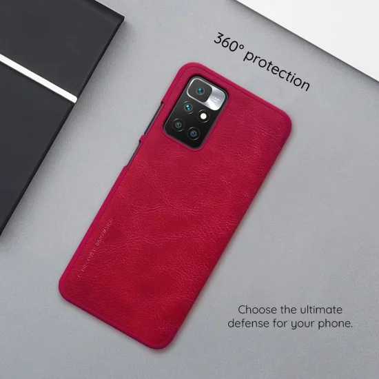 Калъф за Samsung Galaxy Z Fold8 Ultra - Qin Prop Silicone Leather Case (с прозрачно черен протектор за камера) - Nillkin - Черен