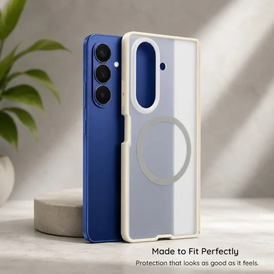 Калъф за Samsung Galaxy Z Fold8 Ultra - Skin Friendly Frosted Anti-Drop MagSafe - Blueo - Светлосив