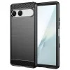 Калъф за Sony Xperia 10 VIII - Carbon Silicone - Techsuit - Черен
