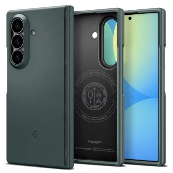 Калъф Spigen Air Fit Pro MagFit (ACS11493) - Samsung Galaxy Z Fold8 Ultra - Тъмно зелен