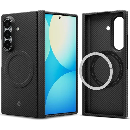 Калъф Spigen Air Skin Aramid MagFit (ACS11510) - Samsung Galaxy Z Fold8 Ultra - Черен