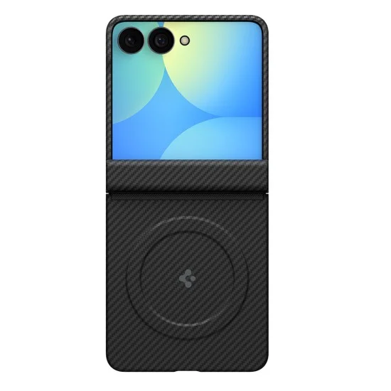 Калъф Spigen Air Skin Aramid MagFit (ACS11513) - Samsung Galaxy Z Flip8 - Черен