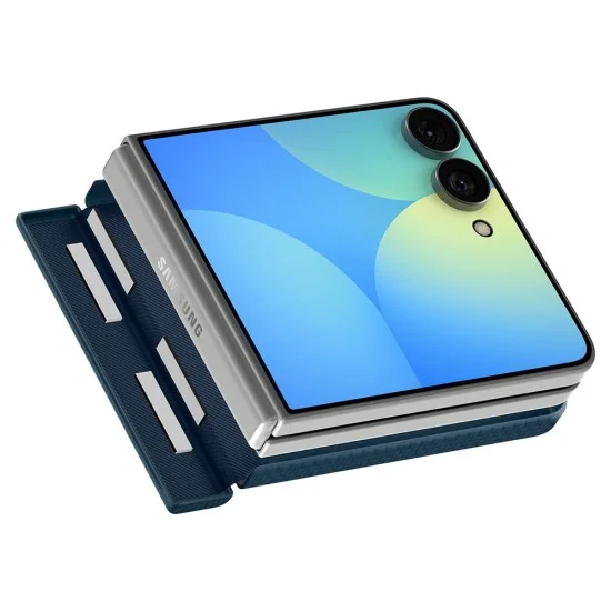Калъф Spigen Air Skin Aramid MagSafe (ACS11514) - Samsung Galaxy Z Flip8 - Тъмно син