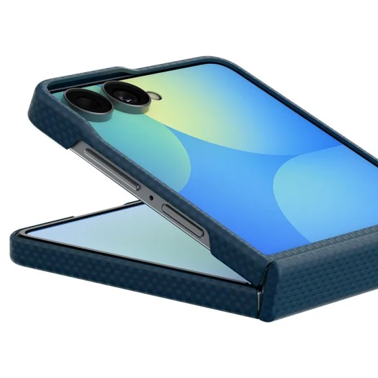 Калъф Spigen Air Skin Aramid MagSafe (ACS11514) - Samsung Galaxy Z Flip8 - Тъмно син