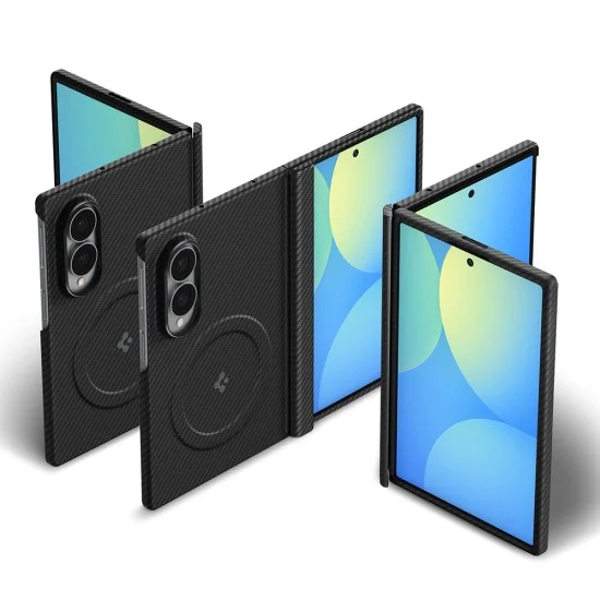 Калъф Spigen Air Skin Aramid MagSafe (ACS11953) - Samsung Galaxy Z Fold8 - Черен