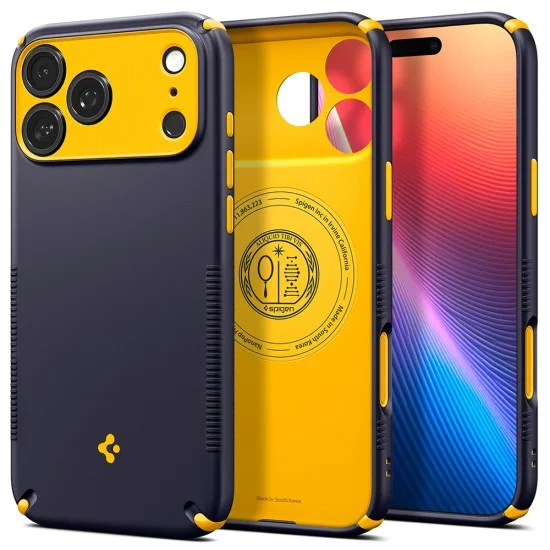 Калъф Spigen Caseology Nano Pop Hybrid MagSafe (ACS12138) - iPhone 18 Pro Max / iPhone 17 Pro Max - Тъмносин