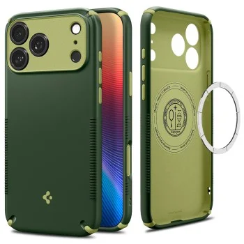 Калъф Spigen Caseology Nano Pop Hybrid MagSafe (ACS12139) - iPhone 18 Pro Max / iPhone 17 Pro Max - Зелен