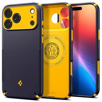 Калъф Spigen Caseology Nano Pop Hybrid MagSafe (ACS12175) - iPhone 18 Pro / iPhone 17 Pro - Тъмносин
