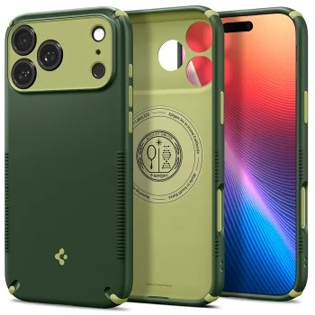Калъф Spigen Caseology Nano Pop Hybrid MagSafe (ACS12176) - iPhone 18 Pro / iPhone 17 Pro - Зелен