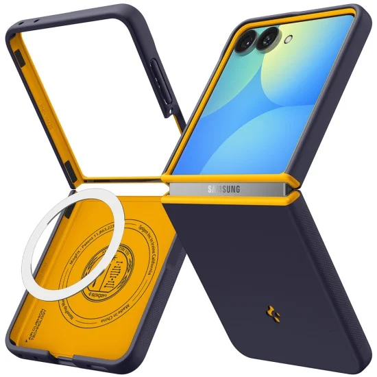 Калъф Spigen Caseology Nano Pop MagSafe (ACS11522) - Samsung Galaxy Z Flip8 - Тъмно син