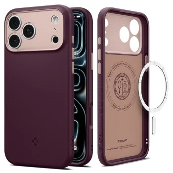 Калъф Spigen Caseology Nano Pop MagSafe (ACS12141) - iPhone 18 Pro Max / iPhone 17 Pro Max - Бордо