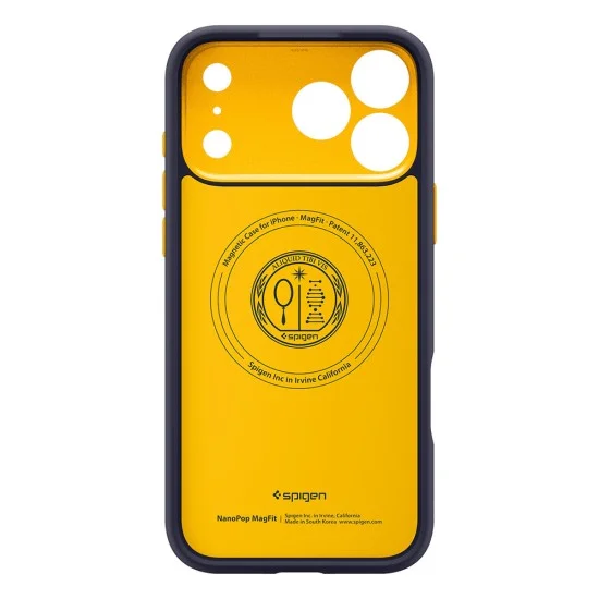 Калъф Spigen Caseology Nano Pop MagSafe (ACS12178) - iPhone 18 Pro / iPhone 17 Pro - Тъмносин