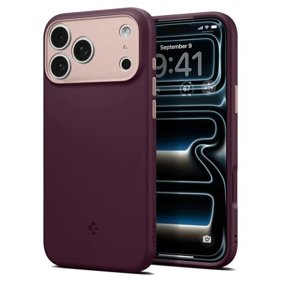 Калъф Spigen Caseology Nano Pop MagSafe (ACS12179) - iPhone 18 Pro / iPhone 17 Pro - Бордо
