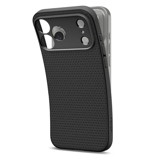 Калъф Spigen Liquid Air (ACS12111) - iPhone 18 Pro Max / iPhone 17 Pro Max - Матово черен