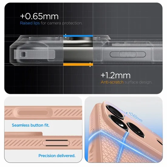 Калъф Spigen Liquid Air (ACS12115) - iPhone 18 Pro Max / iPhone 17 Pro Max - Розов