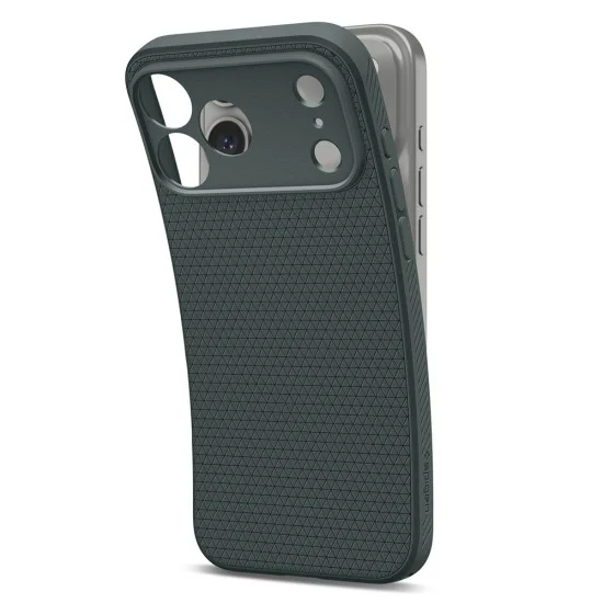 Калъф Spigen Liquid Air (ACS12151) - iPhone 18 Pro / iPhone 17 Pro - Тъмнозелен
