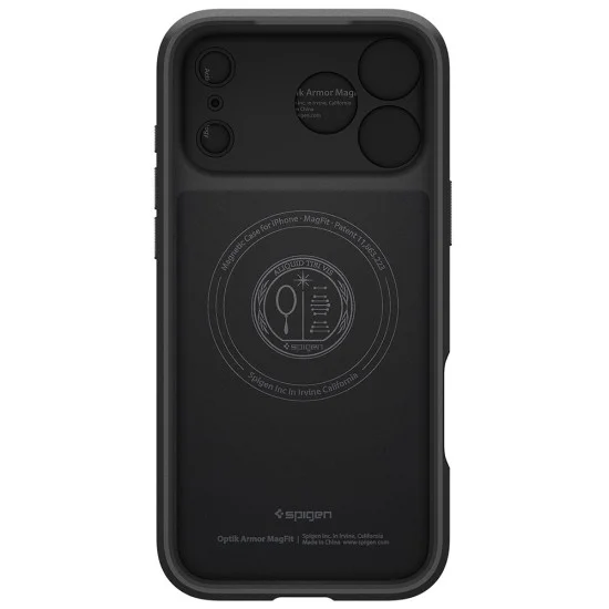 Калъф Spigen Optik Armor MagSafe (ACS09900) - iPhone 17 Pro Max / iPhone 18 Pro Max - Черен