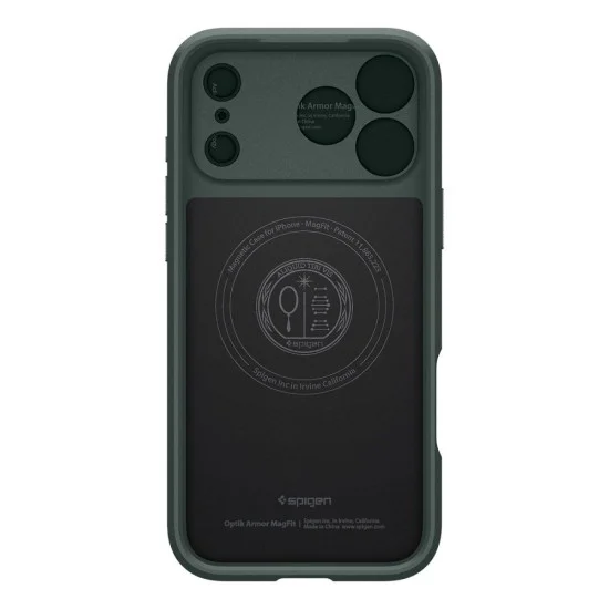 Калъф Spigen Optik Armor MagSafe (ACS09901) - iPhone 18 Pro Max / iPhone 17 Pro Max - Зелен